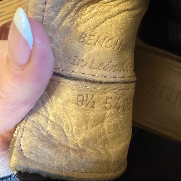 BED STU Burgundy Distressed Harness ‎ Boot Strap Heel Cobbler Series Western - Picture 7 of 11